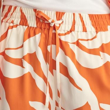  GANT Kadın Turuncu Relaxed Fit Desenli Şort