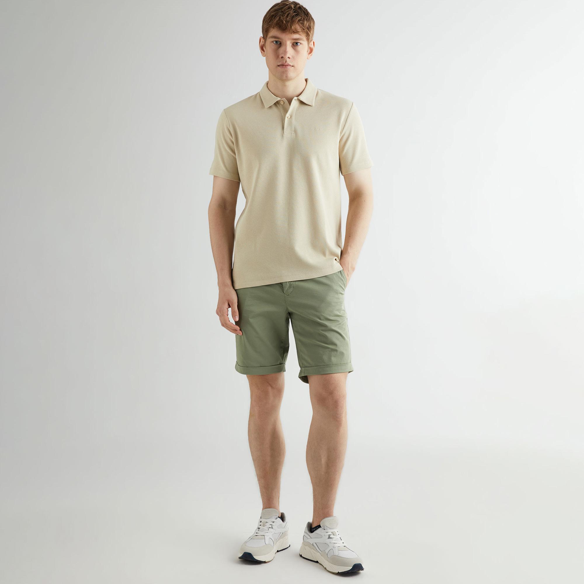 GANT Erkek Yeşil Regular Fit Şort