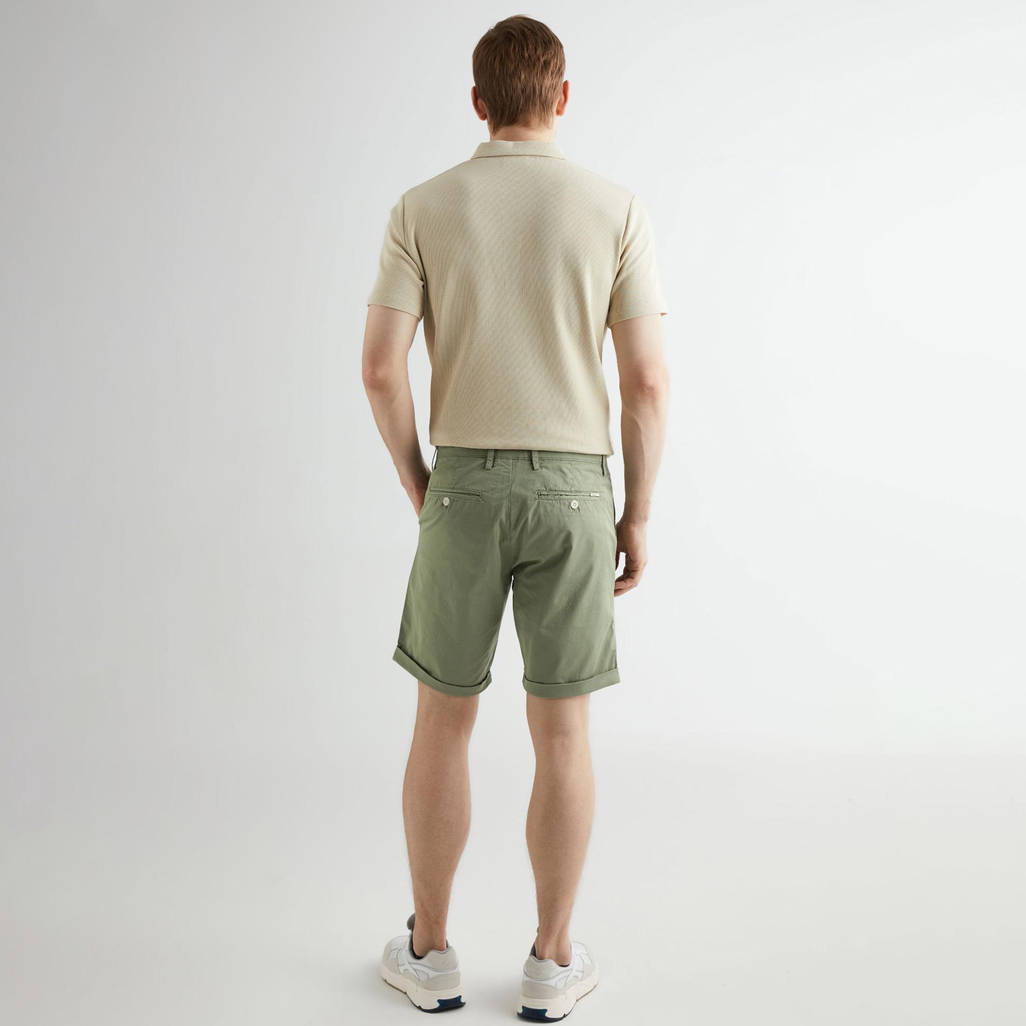 GANT Erkek Yeşil Regular Fit Şort