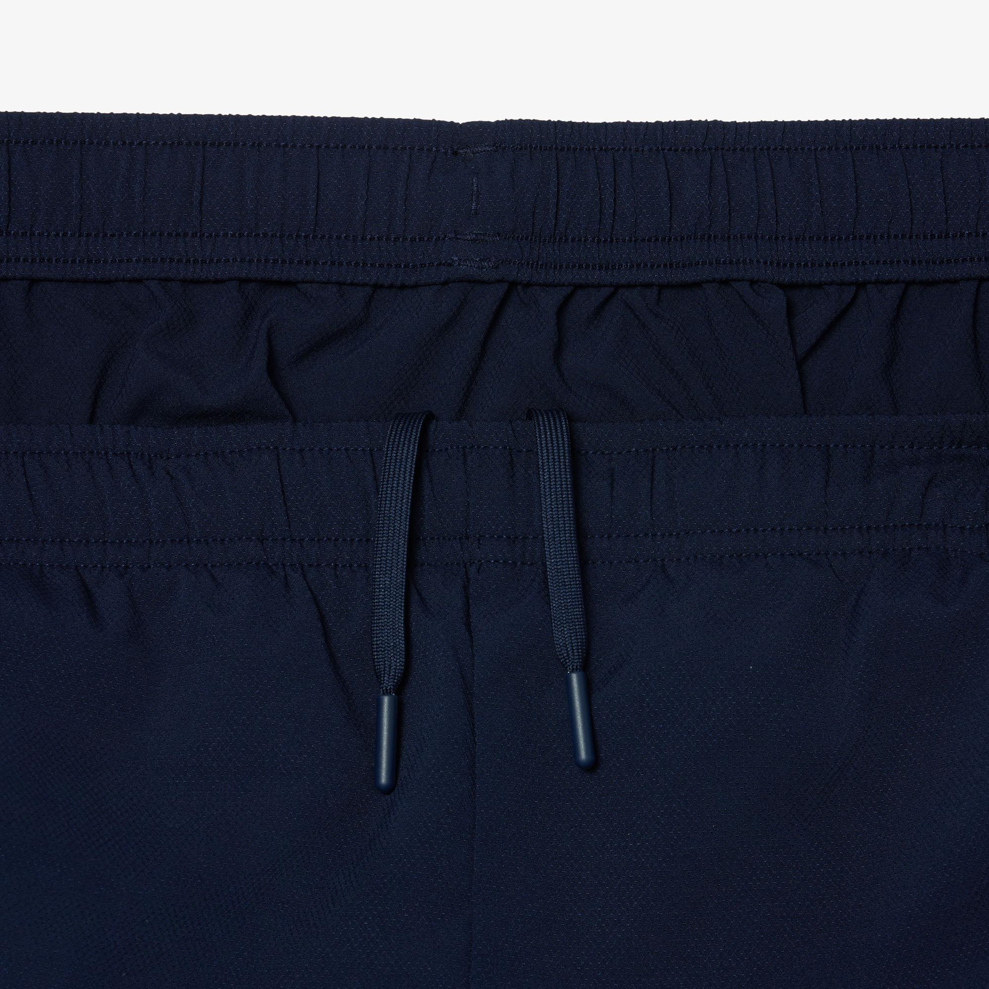 Erkek Regular Fit Fermuarlı Yaka Renk Bloklu Lacivert Eşofman Takımı