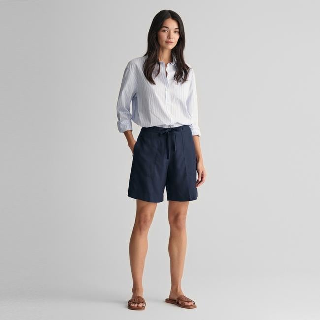  GANT Kadın Lacivert Relaxed Fit Şort