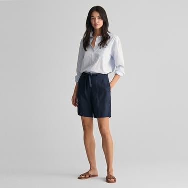  GANT Kadın Lacivert Relaxed Fit Şort