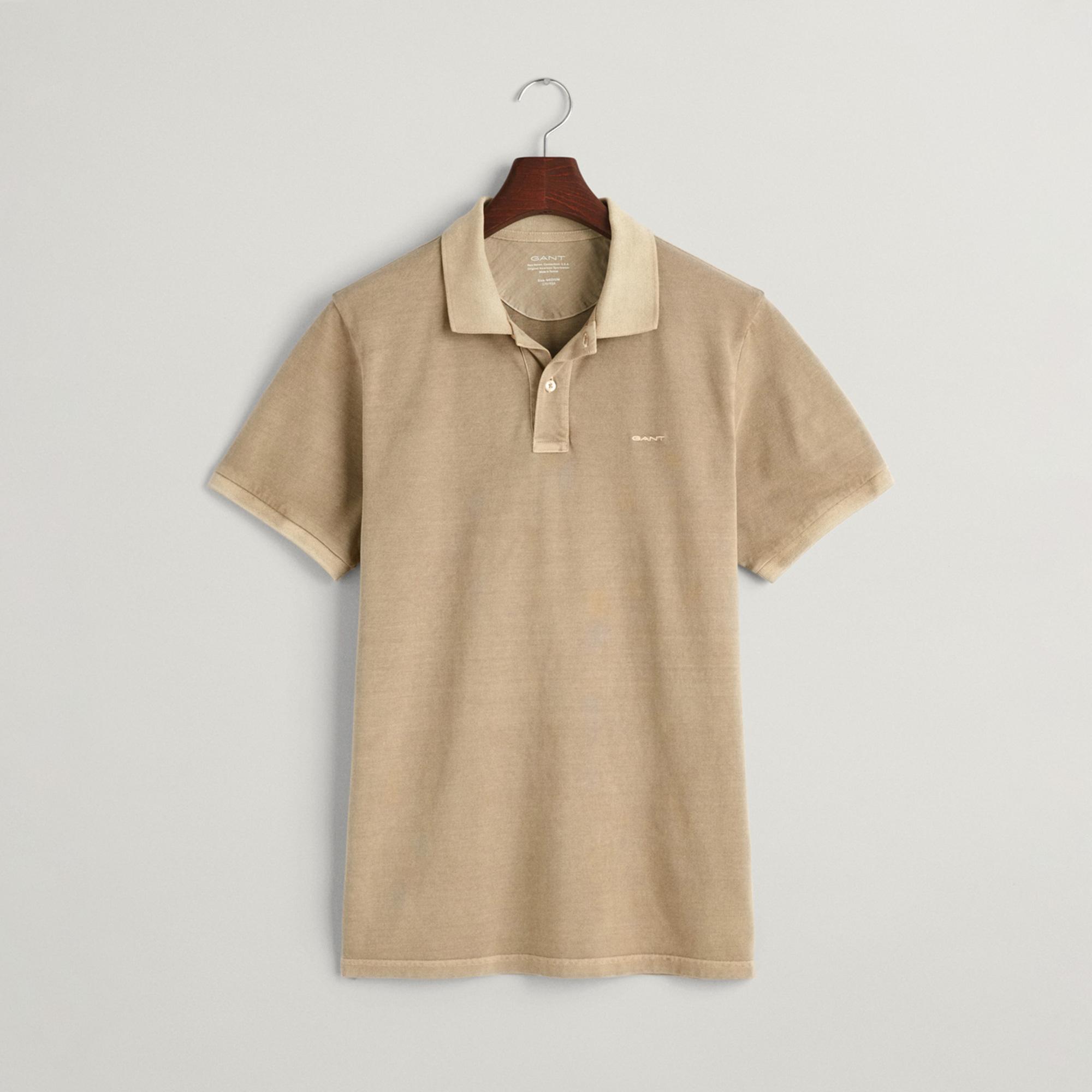 GANT Erkek Bej Regular Fit Logolu Polo