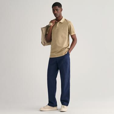  GANT Erkek Bej Regular Fit Logolu Polo