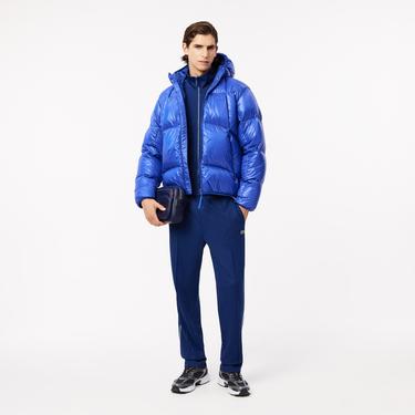  Erkek Regular Fit Çizgili Koyu Mavi Eşofman Altı