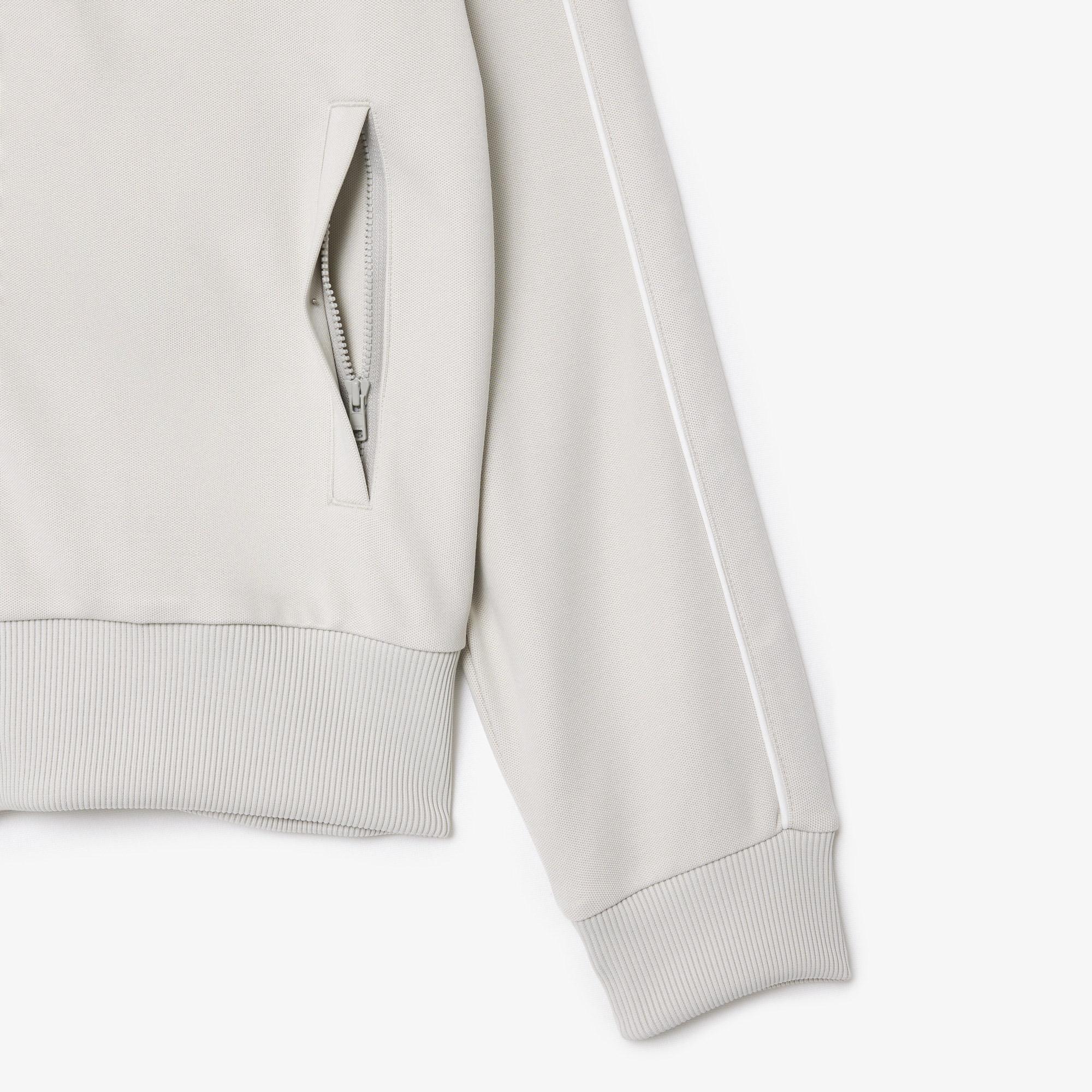 Erkek Regular Fit Fermuarlı Gri Sweatshirt