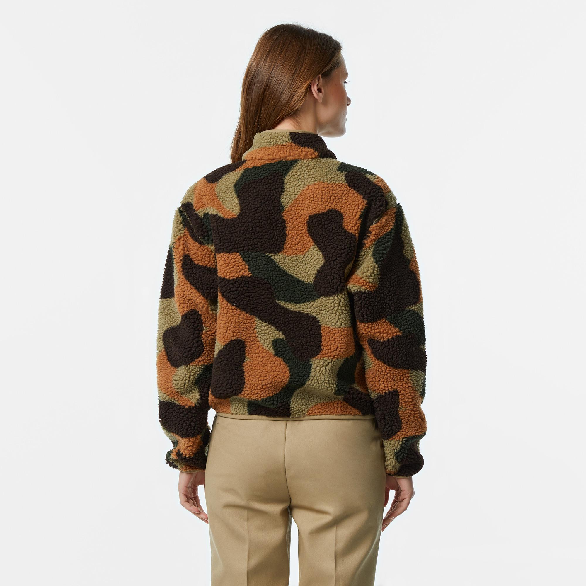 Dickies Mount Hope Camo Kadın Yeşil Sweatshirt