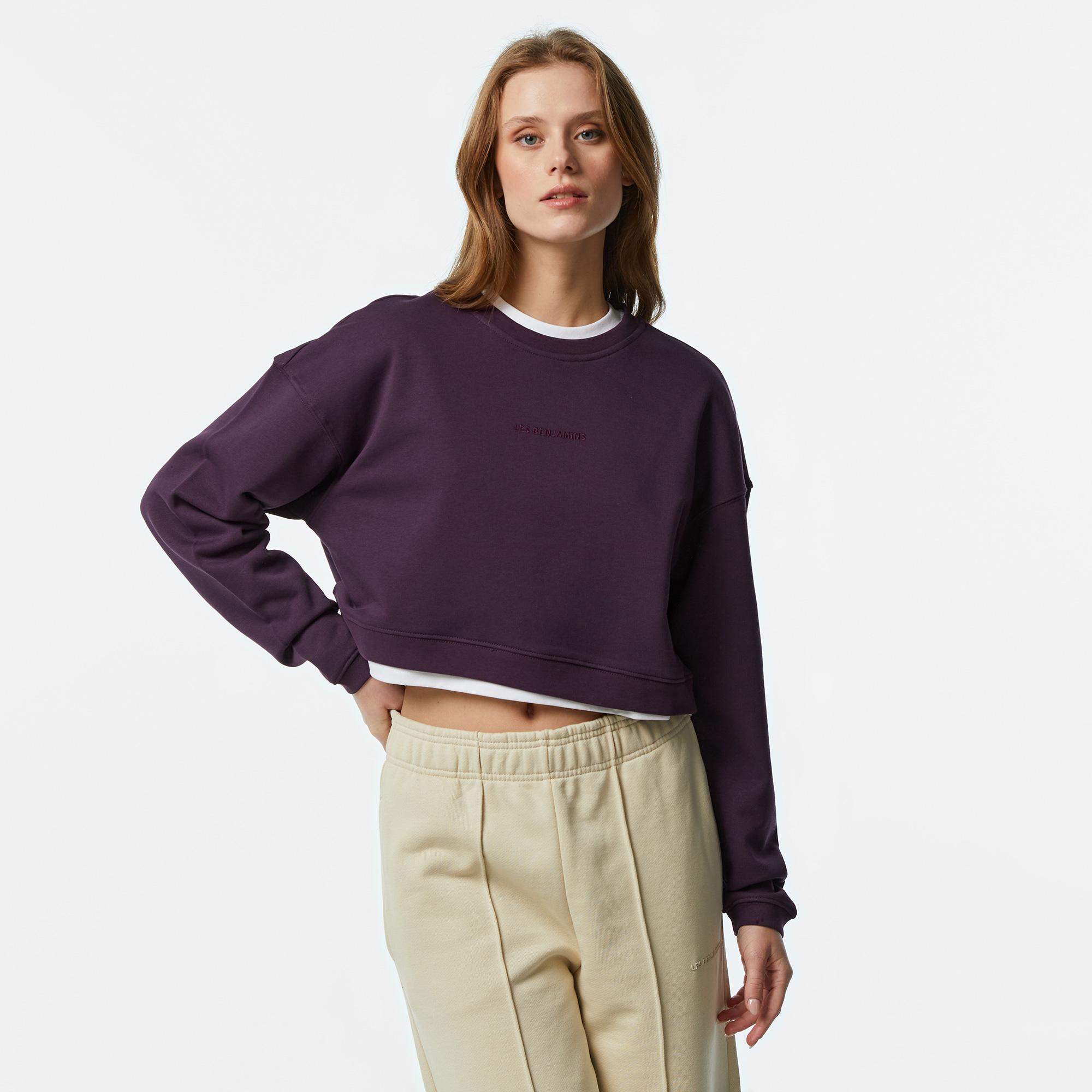Les Benjamins 303 Kadın Pembe Sweatshirt
