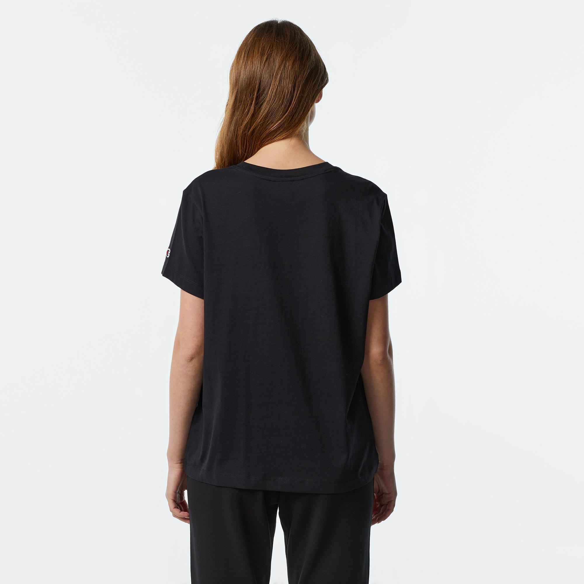 Champion Kadın Siyah T-Shirt