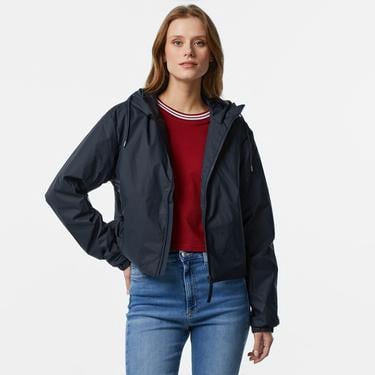  Rains Lohja Short Insulated Jacket W3T1 Unisex Lacivert Yağmurluk