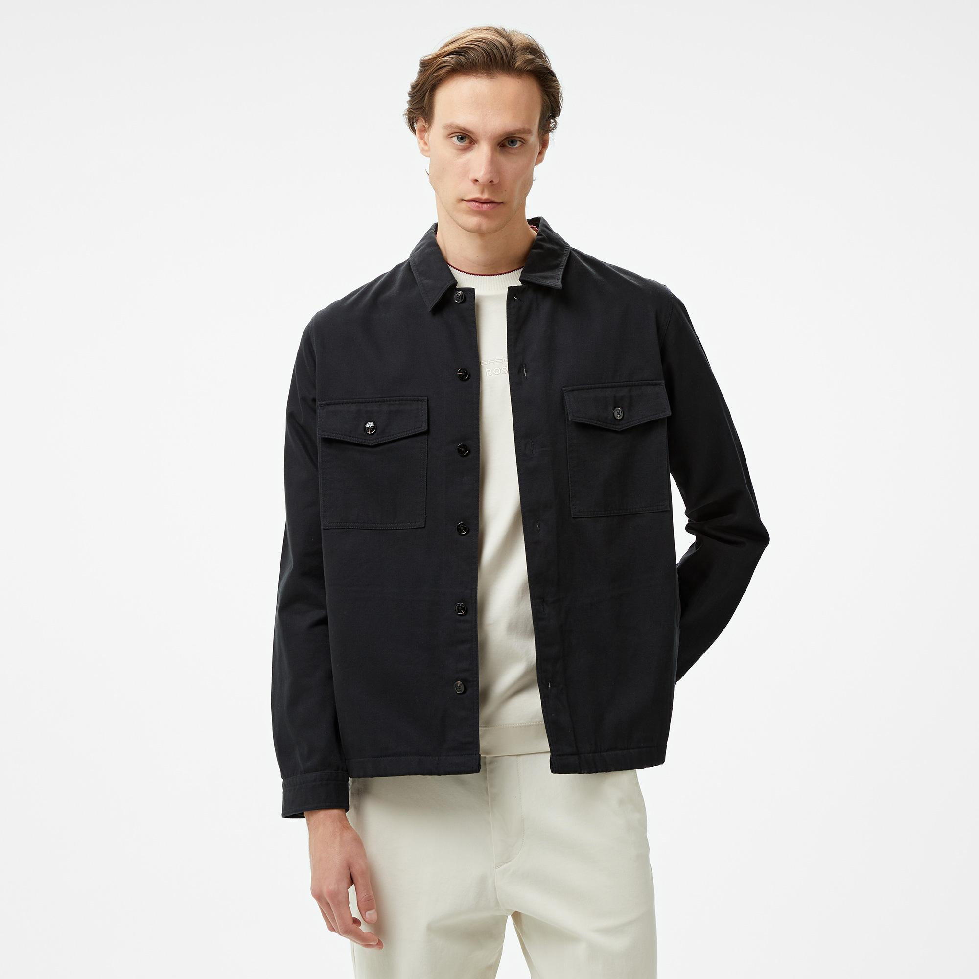 Hugo Enalu Erkek Siyah Gömlek