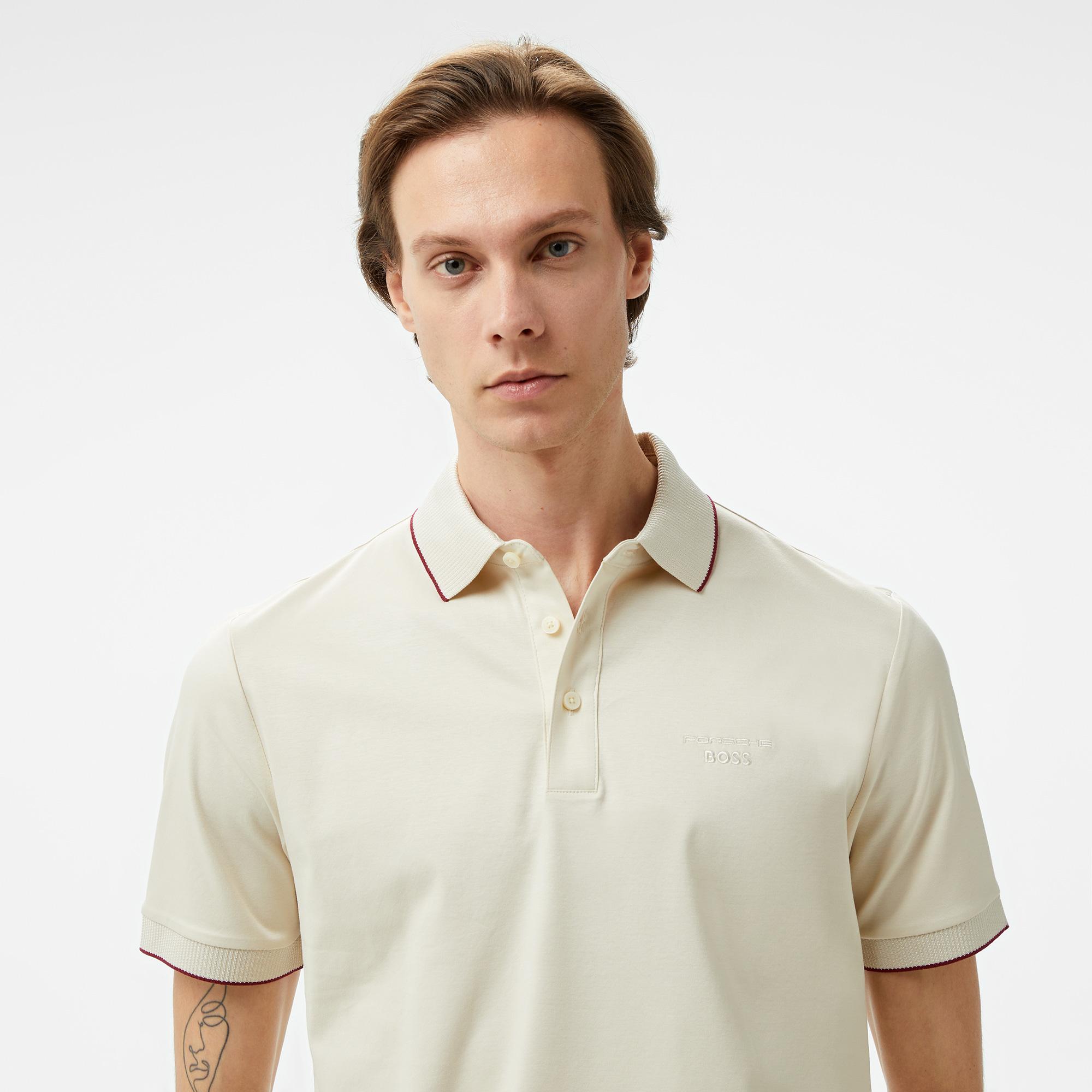 Boss H-Prout 400_Ps Erkek Beyaz Polo