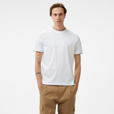  Boss H-Thompson 40_Ps Erkek Beyaz T-Shirt