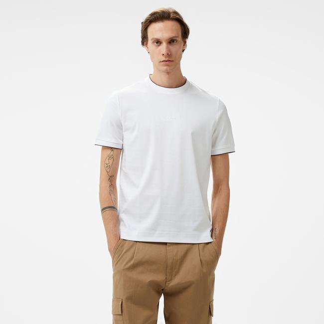  Boss H-Thompson 40_Ps Erkek Beyaz T-Shirt