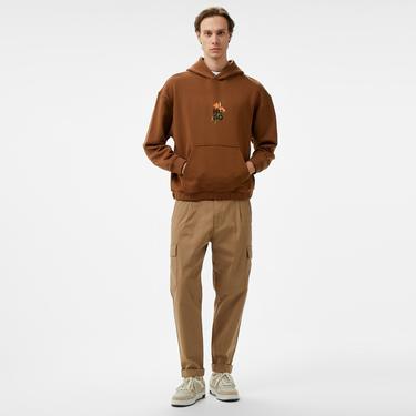  Hugo Diblossomy Erkek Kahverengi Sweatshirt