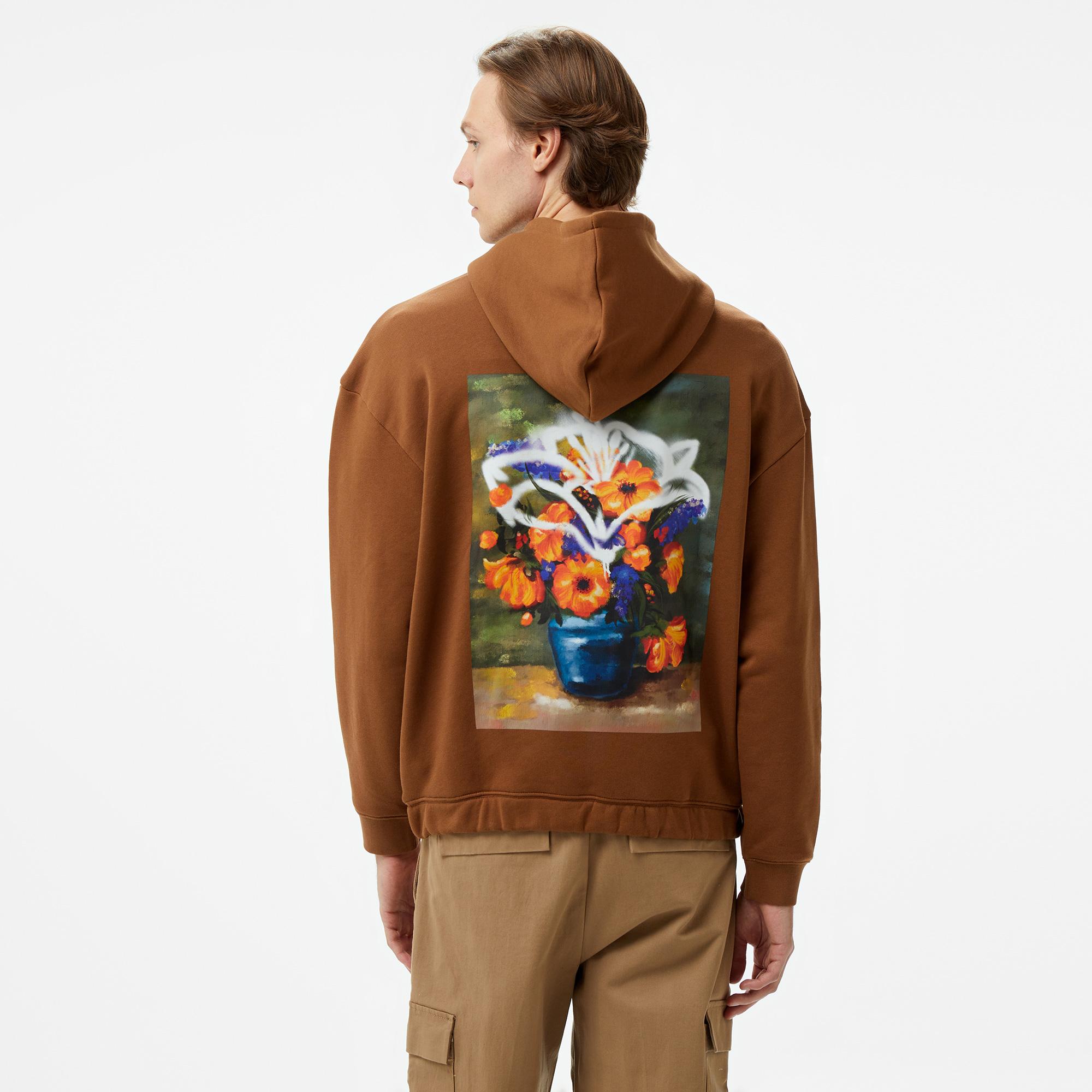 Hugo Diblossomy Erkek Kahverengi Sweatshirt