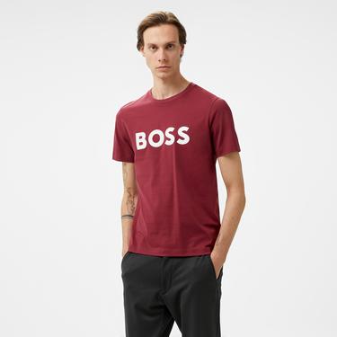  Boss Tiburt 354 Erkek Kırmızı T-Shirt