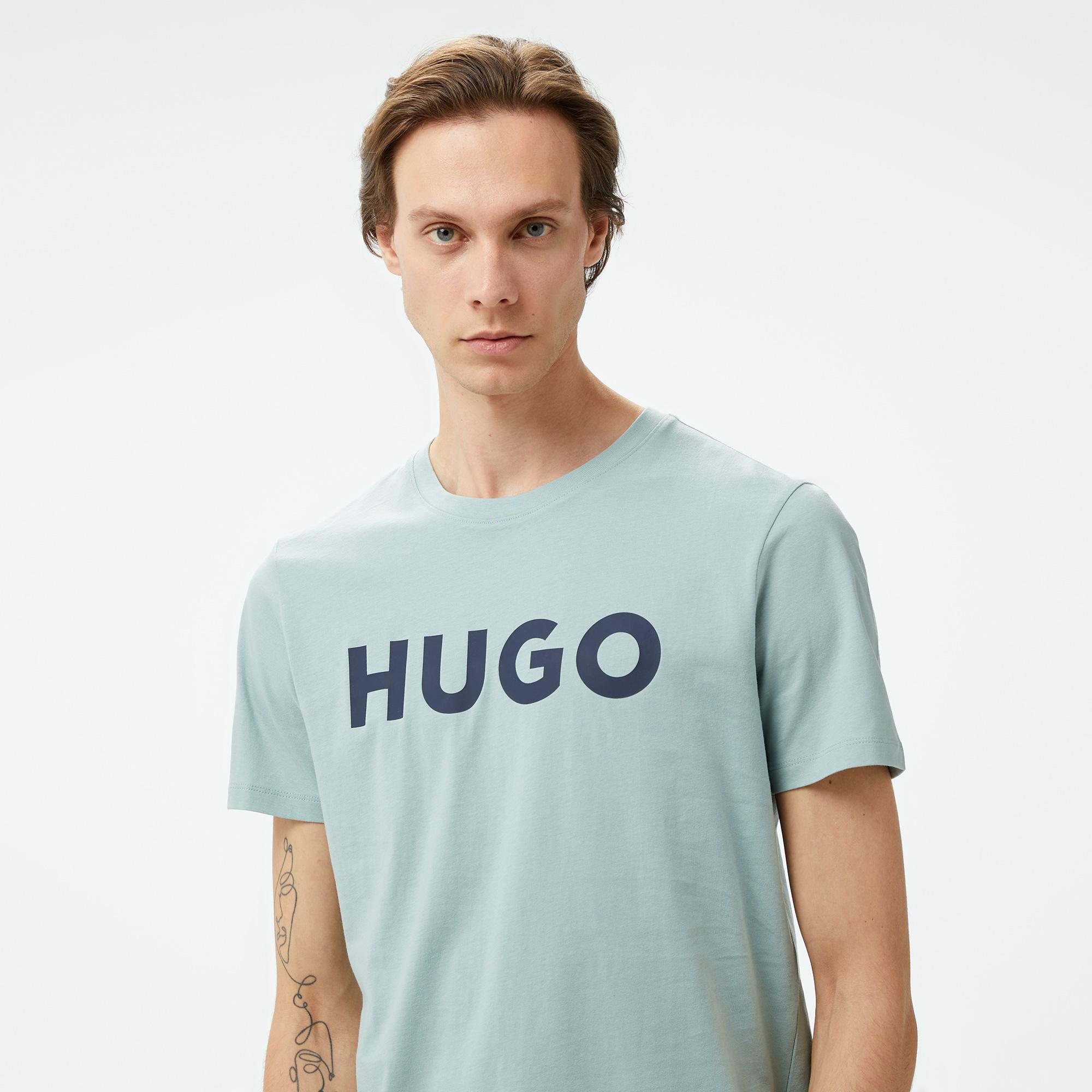 Hugo Dulivio Erkek Gri T-Shirt