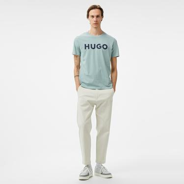  Hugo Dulivio Erkek Gri T-Shirt