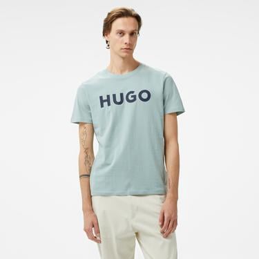  Hugo Dulivio Erkek Gri T-Shirt