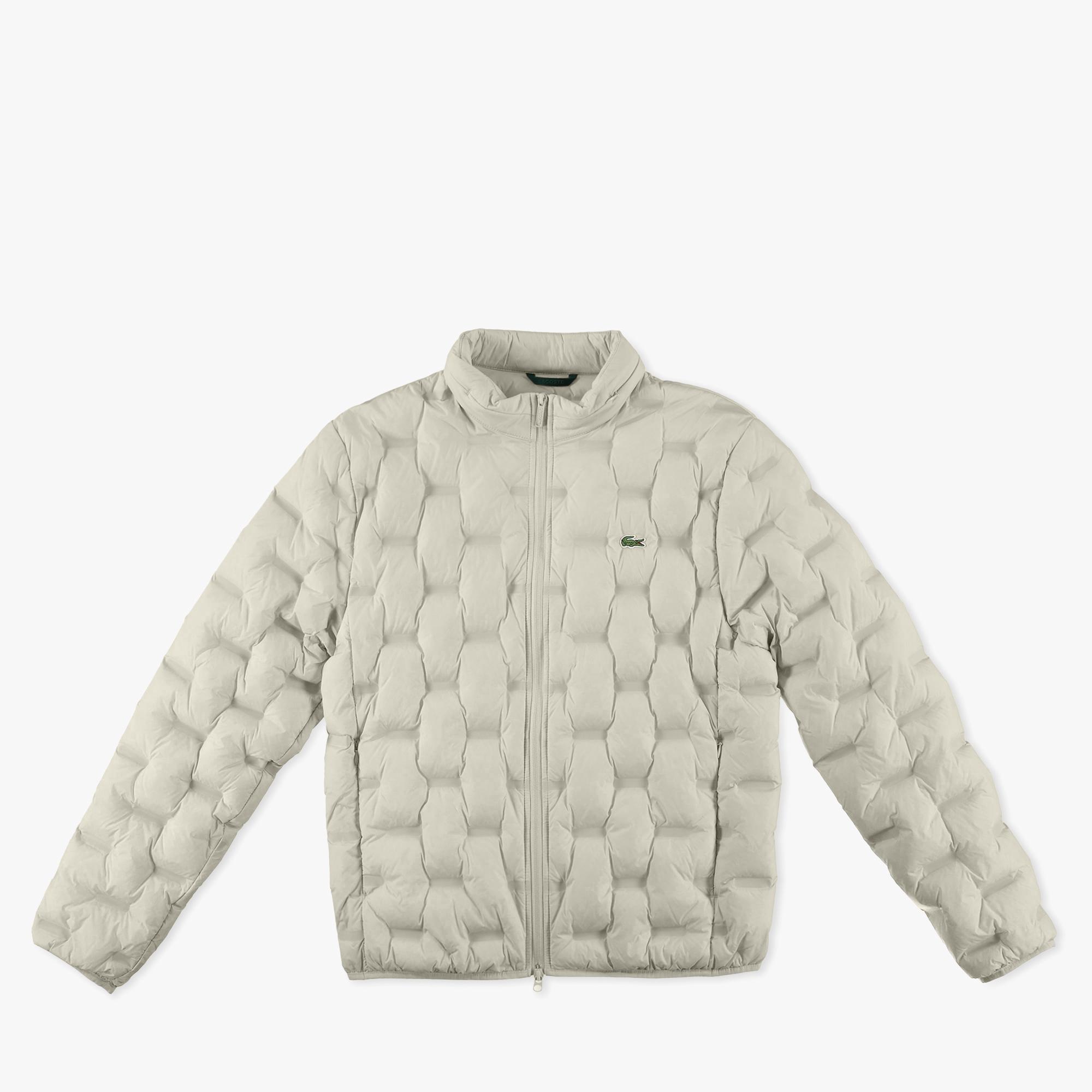 Erkek Regular Fit Kapüşonlu Kapitone Gri Mont