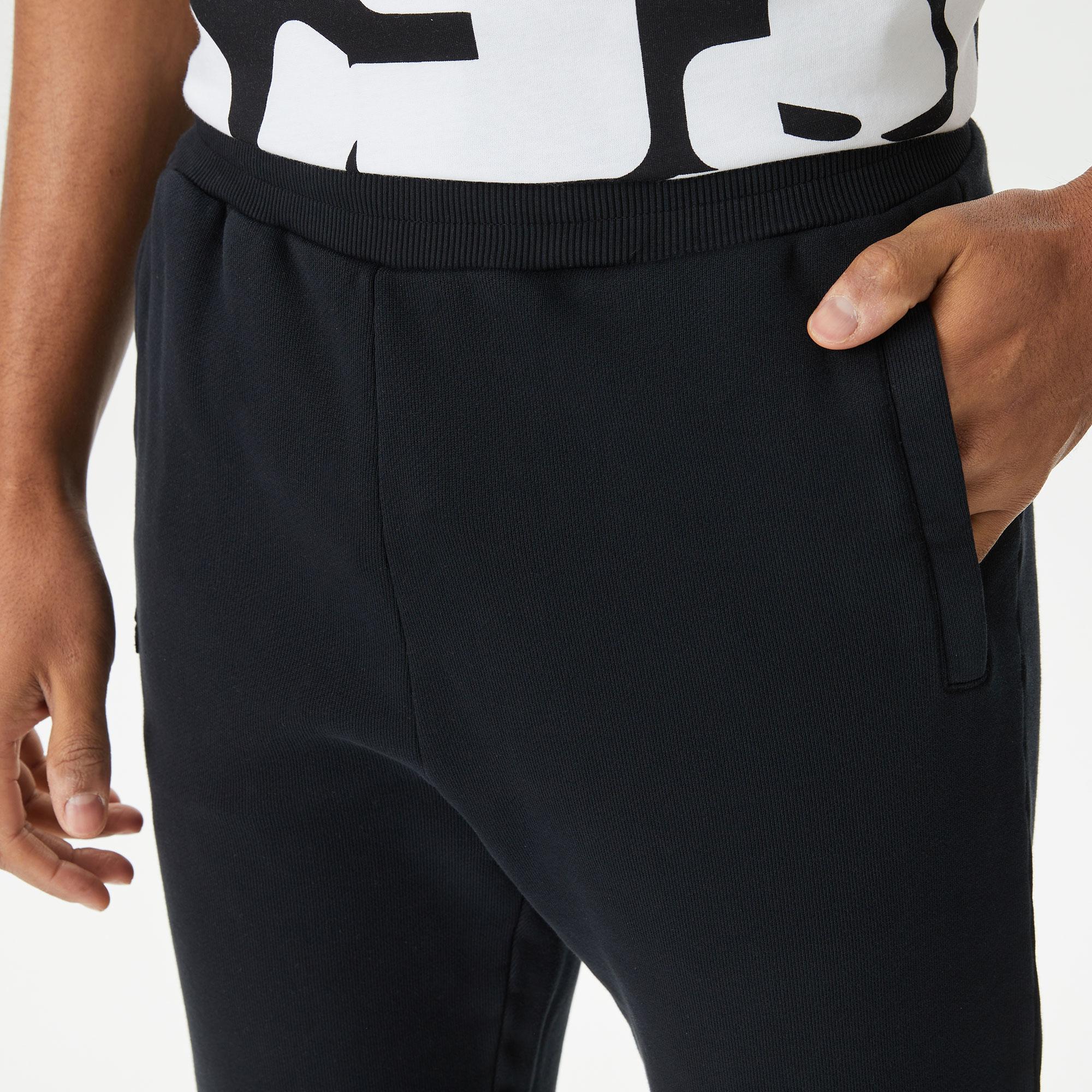 Lacoste Erkek Relaxed Fit Siyah Eşofman Altı