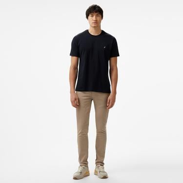  Nautica Erkek Siyah Standart Fit T-Shirt