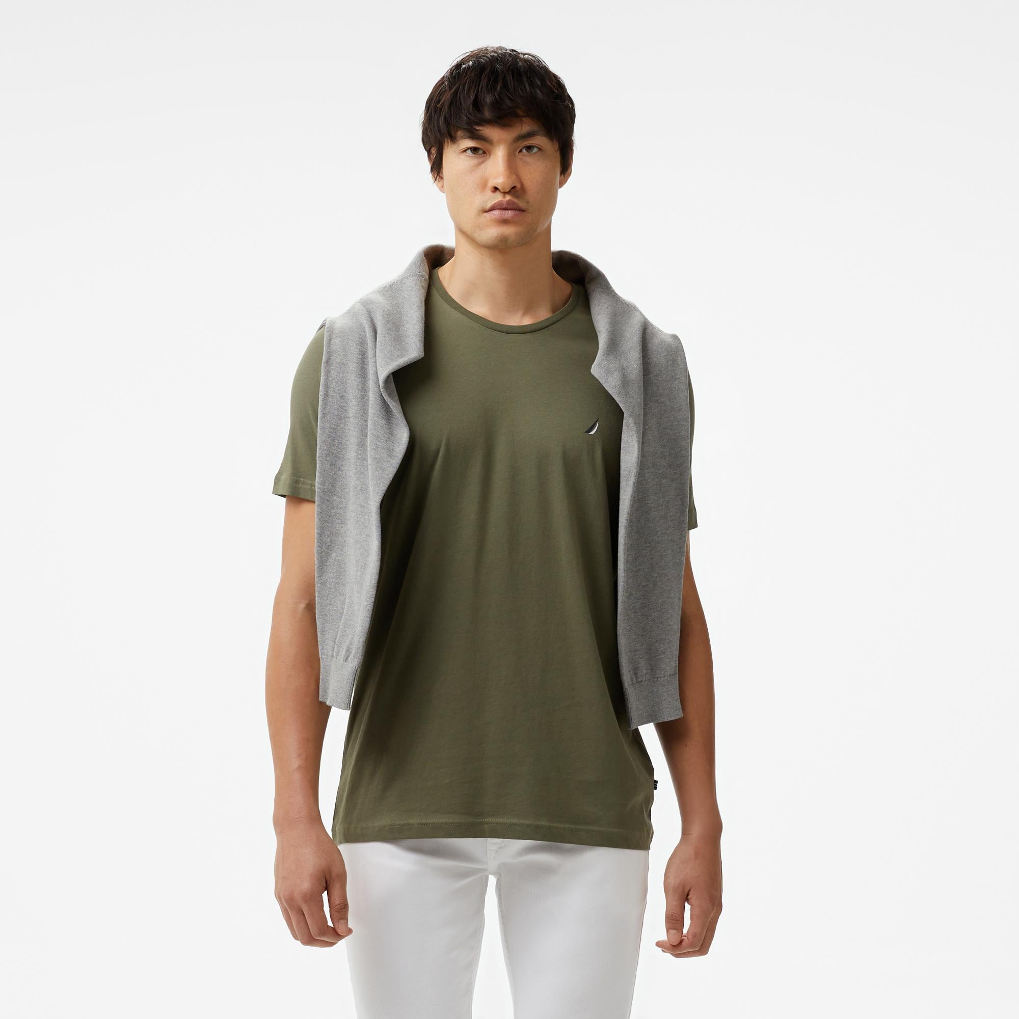 Nautica Erkek Yeşil Standart Fit T-Shirt