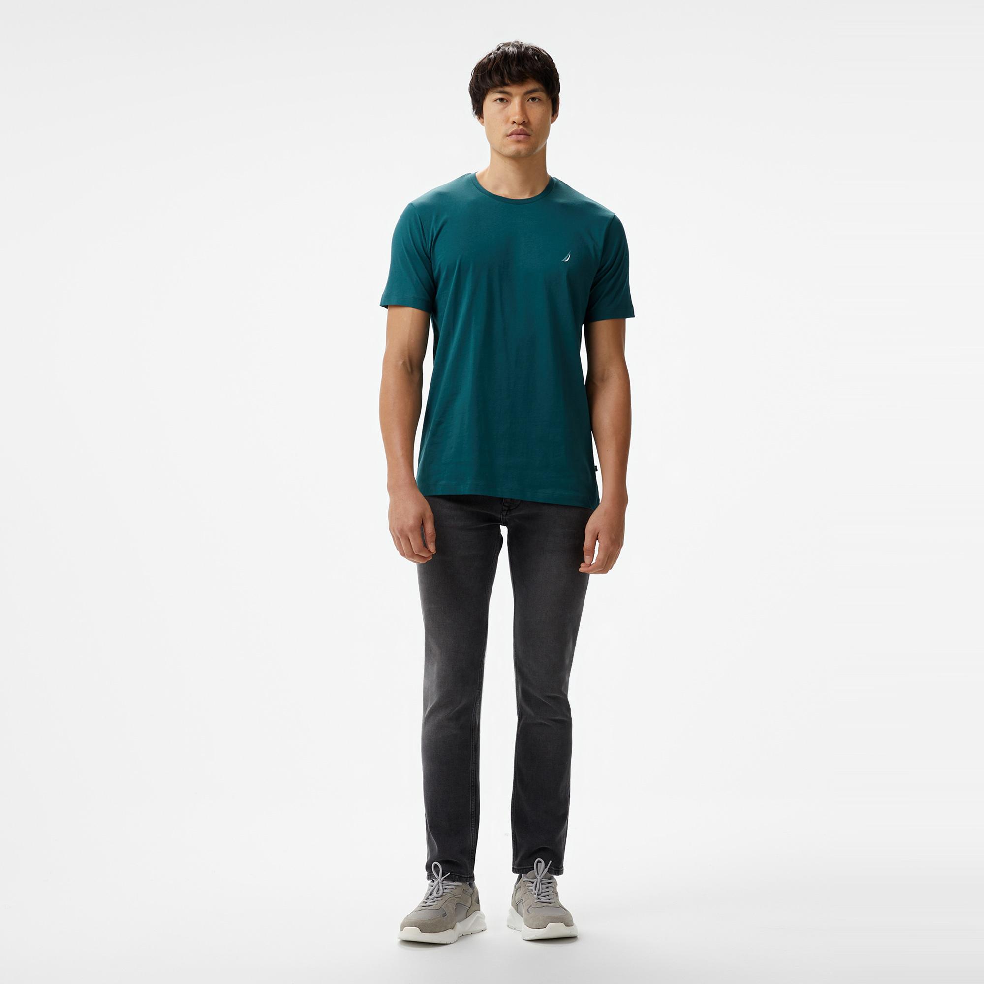 Nautica Erkek Yeşil Standart Fit T-Shirt