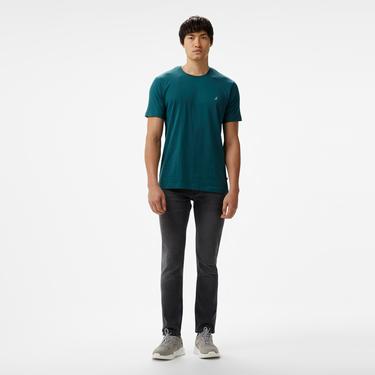  Nautica Erkek Yeşil Standart Fit T-Shirt