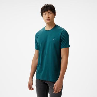  Nautica Erkek Yeşil Standart Fit T-Shirt