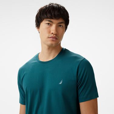  Nautica Erkek Yeşil Standart Fit T-Shirt