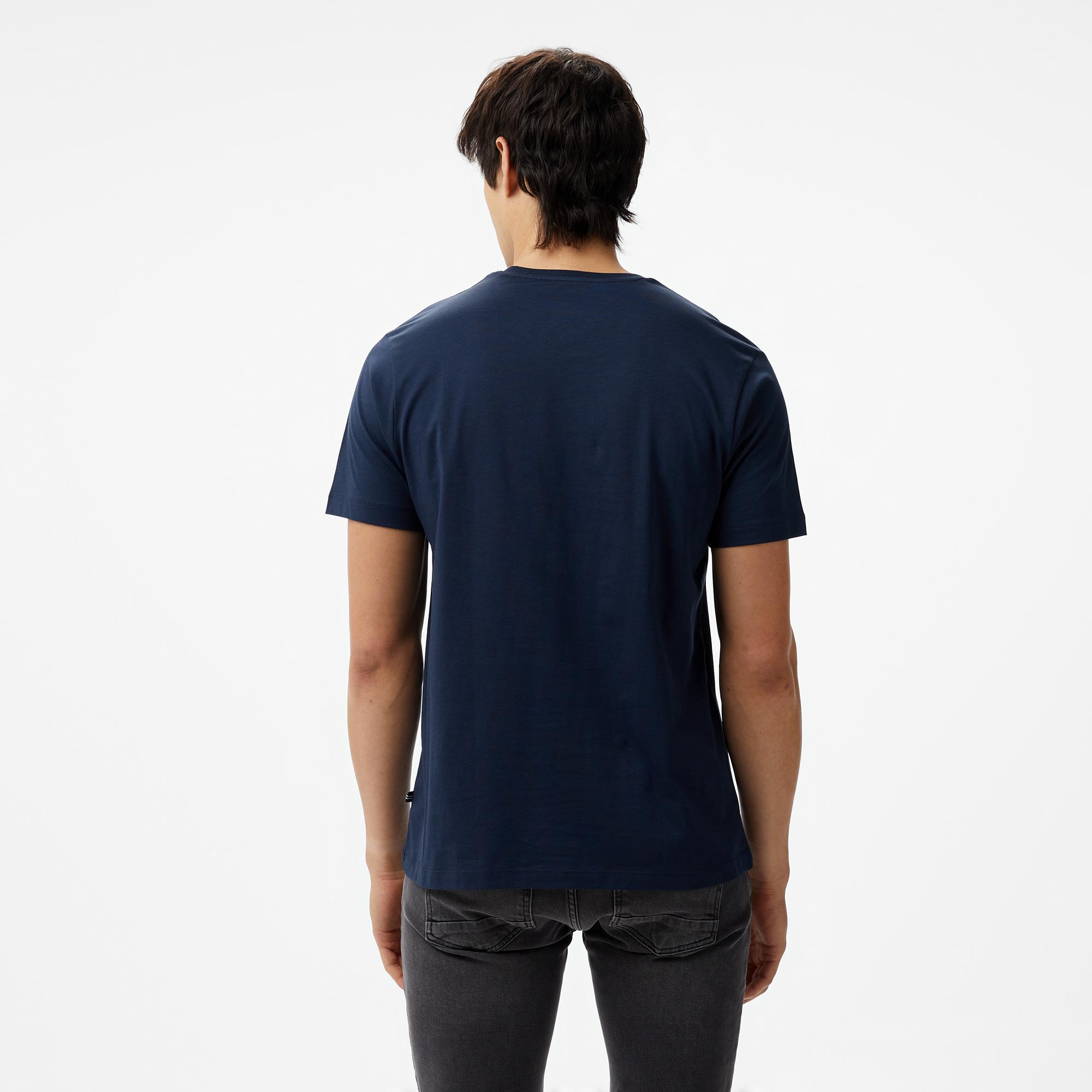 Nautica Erkek Lacivert Standart Fit T-Shirt