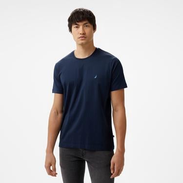  Nautica Erkek Lacivert Standart Fit T-Shirt
