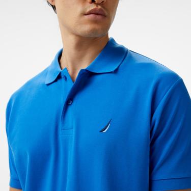  Nautica Erkek Mavi Classic Fit Kısa Kollu Polo