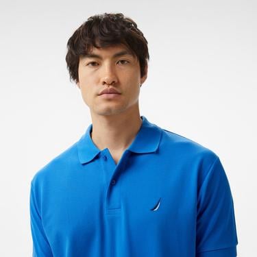 Nautica Erkek Mavi Classic Fit Kısa Kollu Polo