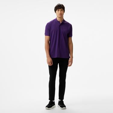  Nautica Erkek Mor Classic Fit Kısa Kollu Polo