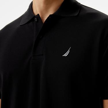  Nautica Erkek Siyah Classic Fit Kısa Kollu Polo