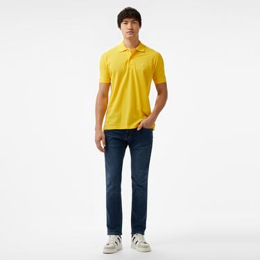  Nautica Erkek Sarı Classic Fit Kısa Kollu Polo