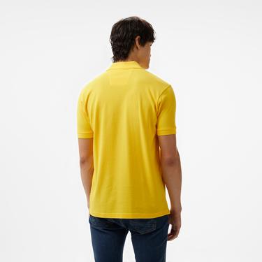  Nautica Erkek Sarı Classic Fit Kısa Kollu Polo