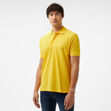  Nautica Erkek Sarı Classic Fit Kısa Kollu Polo
