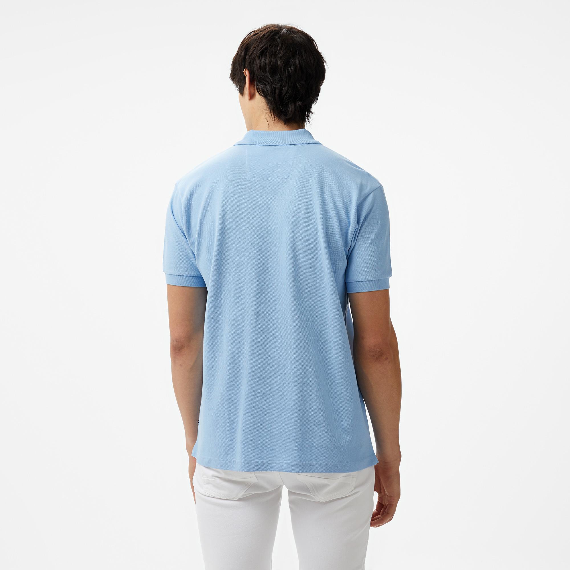 Nautica Erkek Mavi Classic Fit Kısa Kollu Polo