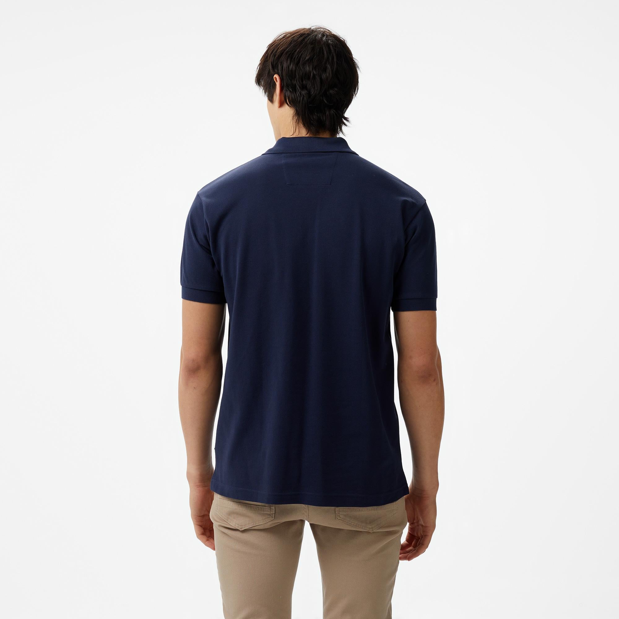 Nautica Erkek Lacivert Classic Fit Kısa Kollu Polo