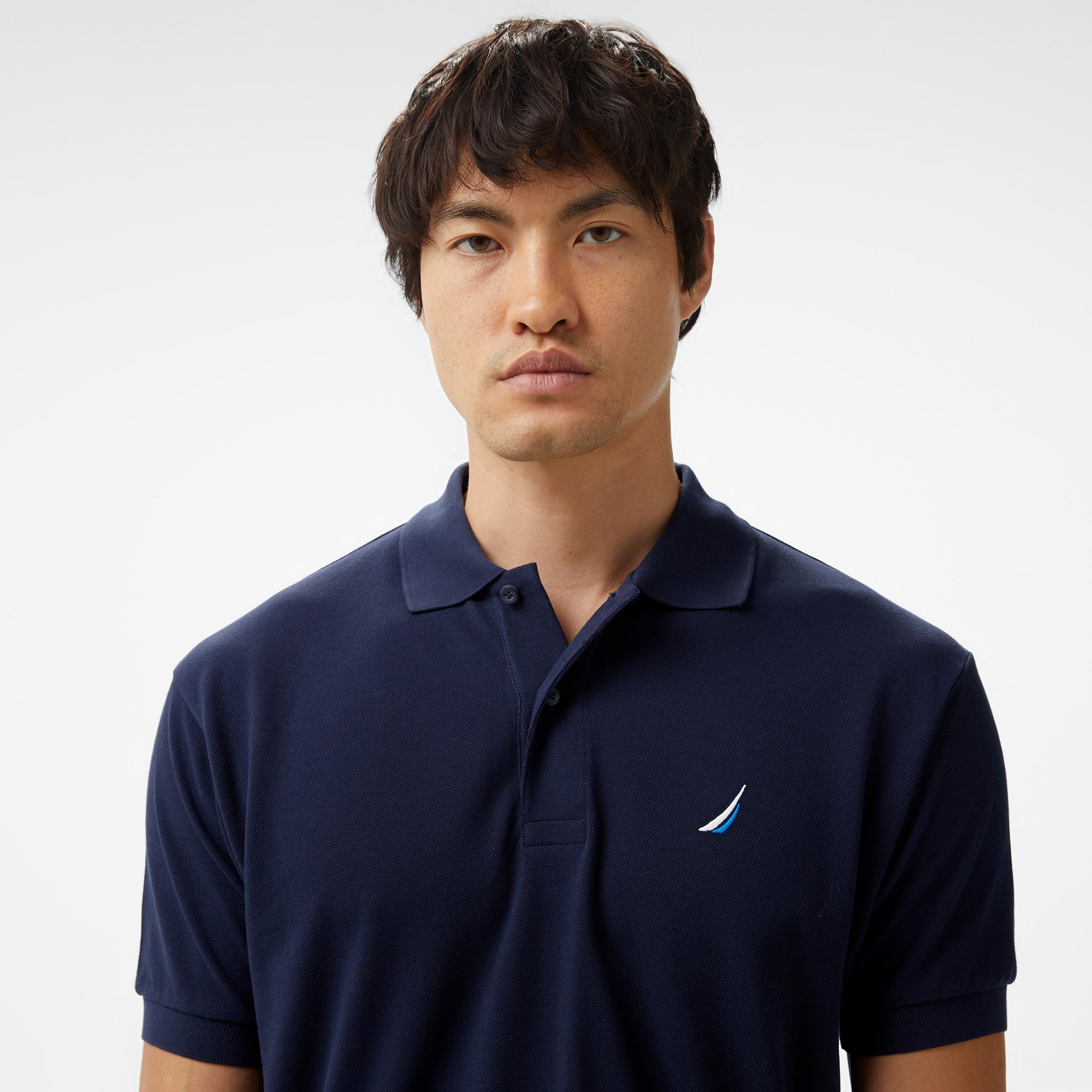 Nautica Erkek Lacivert Classic Fit Kısa Kollu Polo