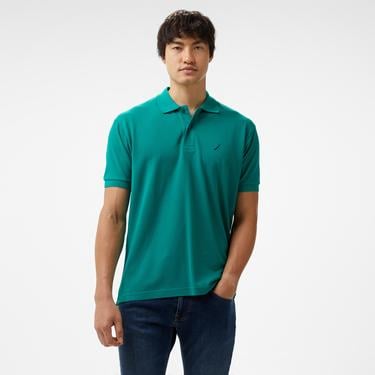  Nautica Erkek Yeşil Classic Fit Kısa Kollu Polo