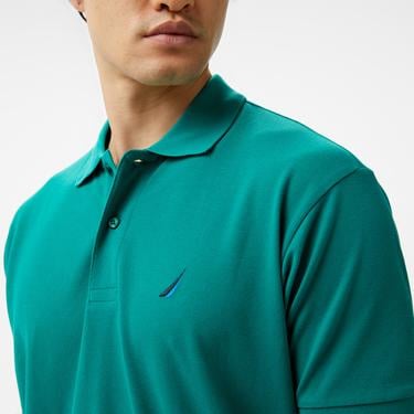  Nautica Erkek Yeşil Classic Fit Kısa Kollu Polo