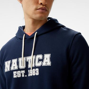  Nautica Erkek Lacivert Standart Fit Sweatshirt