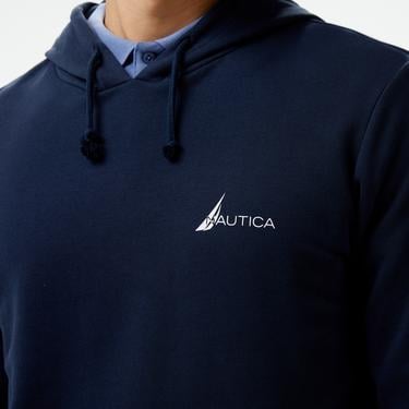  Nautica Erkek Lacivert Standart Fit Sweatshirt