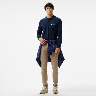  Nautica Erkek Lacivert Classic Fit Uzun Kollu Polo