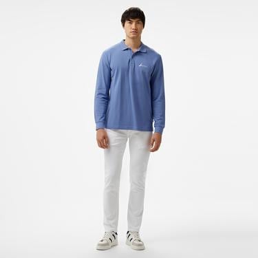 Nautica Erkek Mavi Classic Fit Uzun Kollu Polo